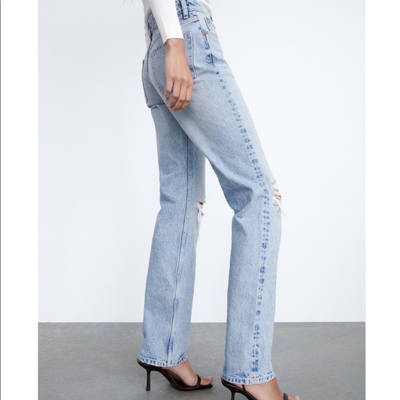 NWT Zara straight leg jeans - Picture 4 of 9